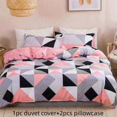 Frosted Printed Duvet Cover Set for Anniversary Night
