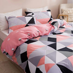 Frosted Printed Duvet Cover Set for Anniversary Night