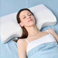 Orthopedic Memory Foam Bed Pillow Slow Rebound Soft Butterfly Shape