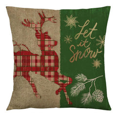 Retro Cross Border Linen Throw Pillow Cover Home Decor