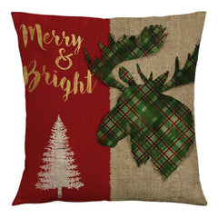 Retro Cross Border Linen Throw Pillow Cover Home Decor