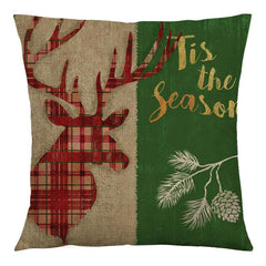 Retro Cross Border Linen Throw Pillow Cover Home Decor