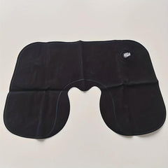 U-shaped Inflatable Travel Pillow Short Plush Cover PVC Support Soft Neck Pillow