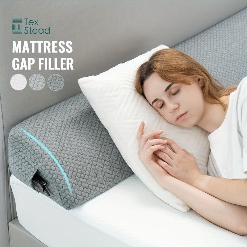 Adjustable Bed Wedge Pillow Split Gap Filler for Mattress Connector