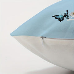Air Butterfly Soft Printed Pillow for Sofa Bedroom Living Room