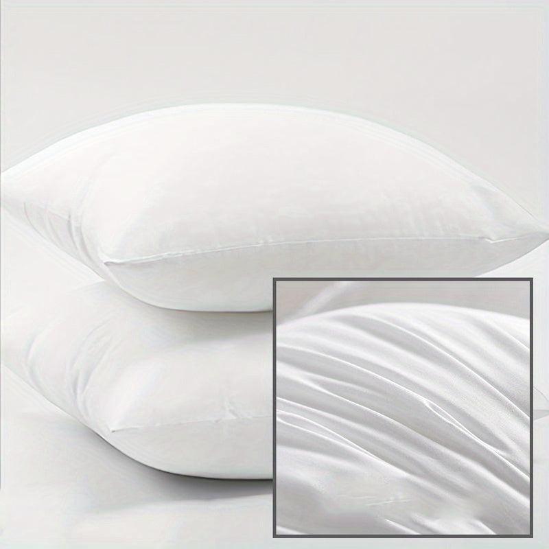 Set of 2 Soft Fluffy Throw Pillow Inserts 45x45cm for Sofa - Decorative Cushions