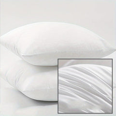 Set of 2 Soft Fluffy Throw Pillow Inserts 45x45cm for Sofa - Decorative Cushions