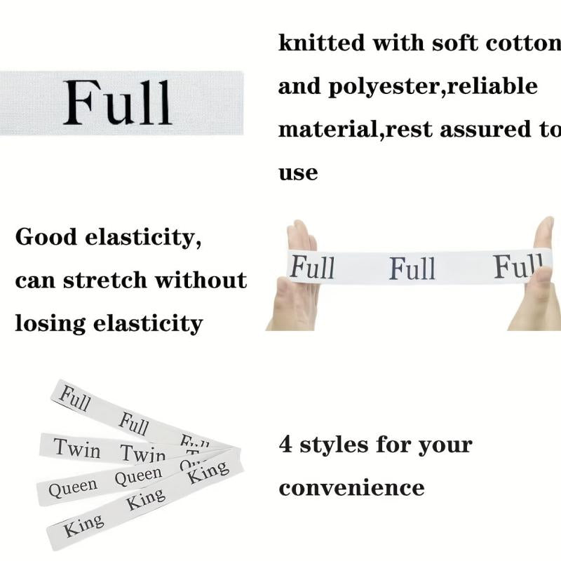 3pcs Bed Sheet Fastener Elastic Elastic Band Storage Wardrobe Storage