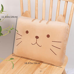 Memory Foam Cat Pattern Cushion for Home Office Car
