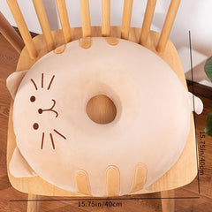Memory Foam Cat Pattern Cushion for Home Office Car