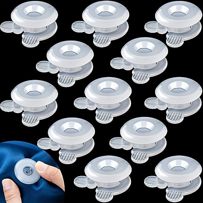 8pcs Clear Bed Sheet Fixer Non-slip Quilt Buckle Safety Clip