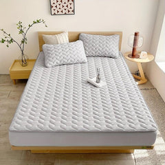 Thickened Waterproof Fitted Sheet Soft Comfortable Bedding Fitted Sheet