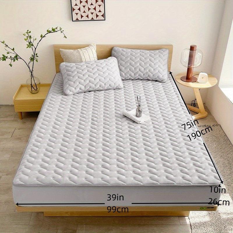 Thickened Waterproof Fitted Sheet Soft Comfortable Bedding Fitted Sheet