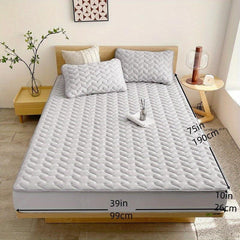 Thickened Waterproof Fitted Sheet Soft Comfortable Bedding Fitted Sheet