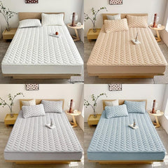Thickened Waterproof Fitted Sheet Soft Comfortable Bedding Fitted Sheet