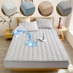 Thickened Waterproof Fitted Sheet Soft Comfortable Bedding Fitted Sheet
