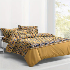 Boho Print Brushed Duvet Cover Soft Comfortable Bedroom Guest Room