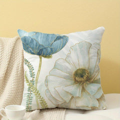 Pastoral Style Flower Pillow Cover For Home Decoration
