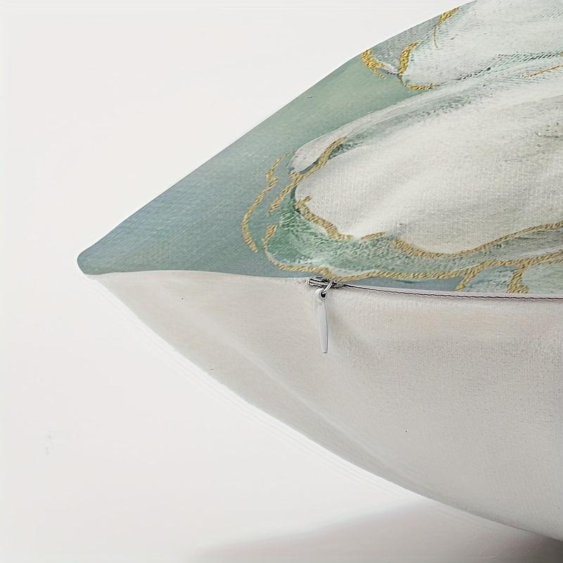 Pastoral Style Flower Pillow Cover For Home Decoration