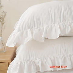 2 Soft Lace Pillowcases for Living Room Sofa Bedroom