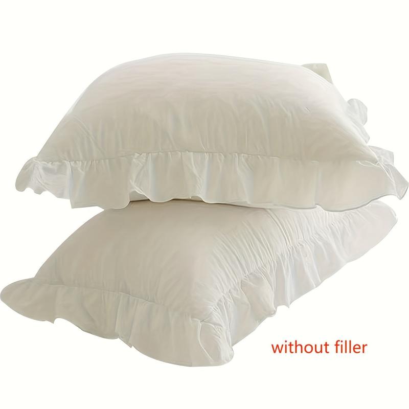 2 Soft Lace Pillowcases for Living Room Sofa Bedroom