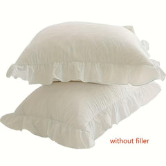 2 Soft Lace Pillowcases for Living Room Sofa Bedroom