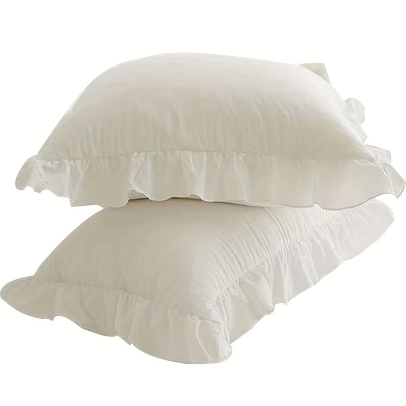 2 Soft Lace Pillowcases for Living Room Sofa Bedroom