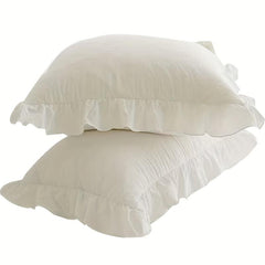 2 Soft Lace Pillowcases for Living Room Sofa Bedroom