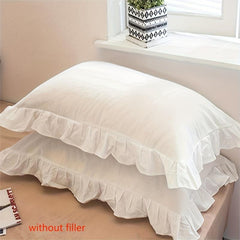 2 Soft Lace Pillowcases for Living Room Sofa Bedroom