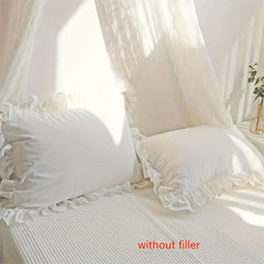 2 Soft Lace Pillowcases for Living Room Sofa Bedroom