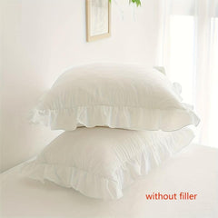 2 Soft Lace Pillowcases for Living Room Sofa Bedroom