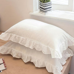 2 Soft Lace Pillowcases for Living Room Sofa Bedroom