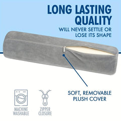 Memory Foam Neck Support Pillow Bolster for Sleeping