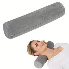 Memory Foam Neck Support Pillow Bolster for Sleeping