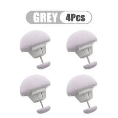 4pcs Mushroom Shape Blanket Clips Slip Resistant Nordic Clips