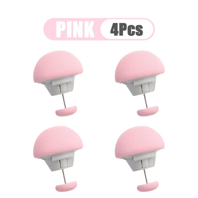 4pcs Mushroom Shape Blanket Clips Slip Resistant Nordic Clips