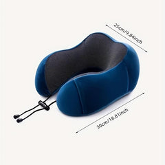 Memory Foam Travel Neck Pillow Set Soft Support for Airplane Car Home