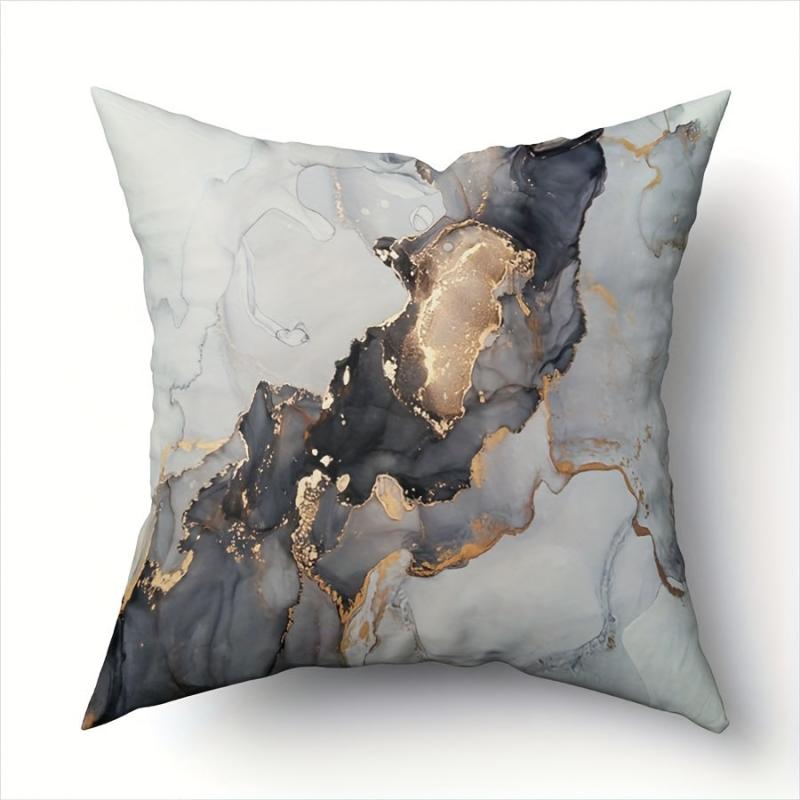 4pcs Marble Printed Throw Pillowcases Home Decoration Cushion Covers