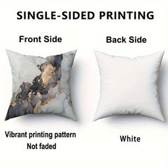 4pcs Marble Printed Throw Pillowcases Home Decoration Cushion Covers