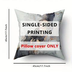 4pcs Marble Printed Throw Pillowcases Home Decoration Cushion Covers