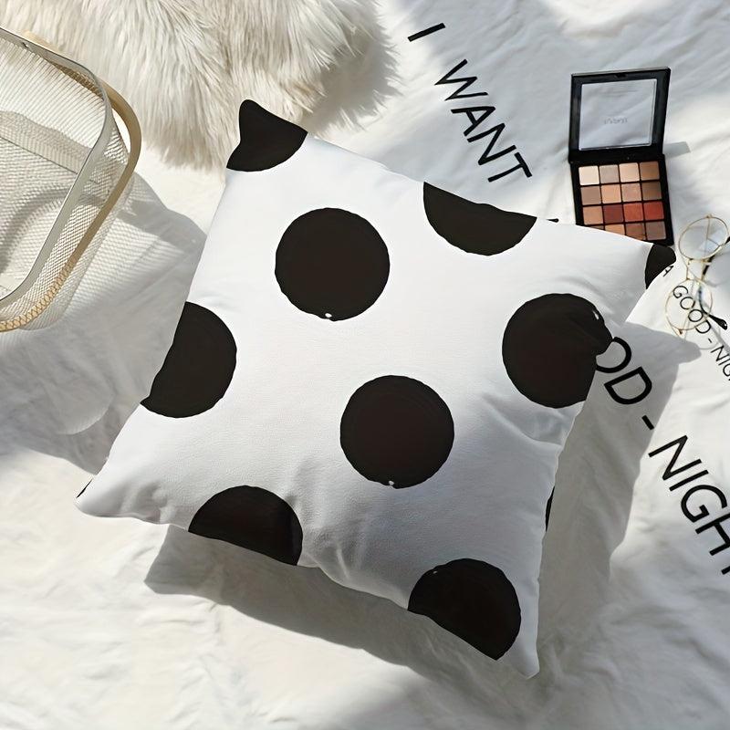 Minimalist Dot Printed Pillow for Home Decoration