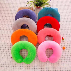 Soft Cozy U Shaped Neck Pillow for Travel Office Nap Plush Toy