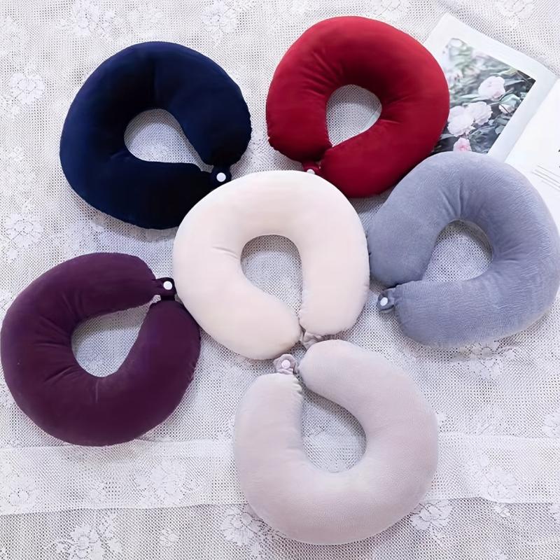 Soft Cozy U Shaped Neck Pillow for Travel Office Nap Plush Toy