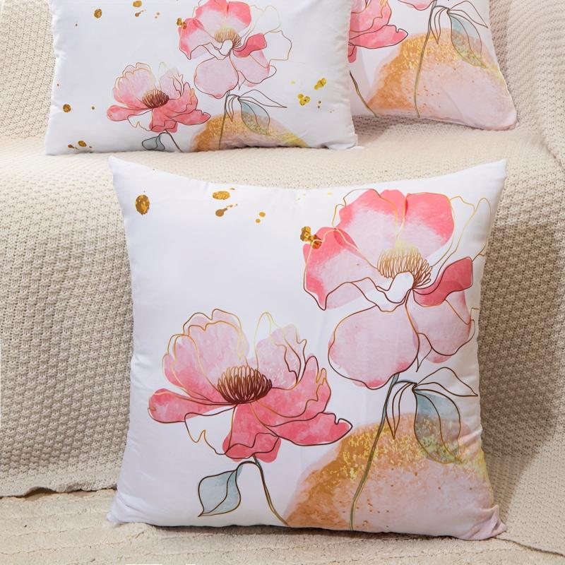 Flower Print Pillowcase Cover Home Decor