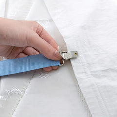 4pcs Bed Sheet Fixing Clip Non-slip Elastic Rope Fixing Artifact