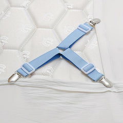 4pcs Bed Sheet Fixing Clip Non-slip Elastic Rope Fixing Artifact