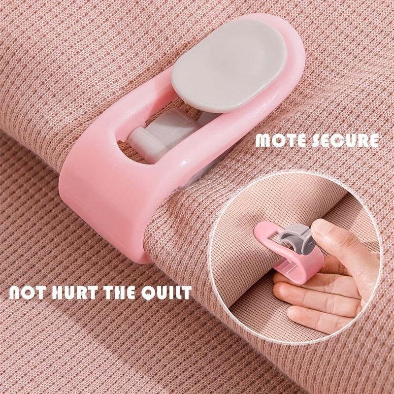 6pcs Quilt Fixers Bed Sheet Anti-run Buckles Non-slip Clips