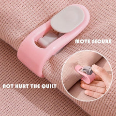 6pcs Quilt Fixers Bed Sheet Anti-run Buckles Non-slip Clips