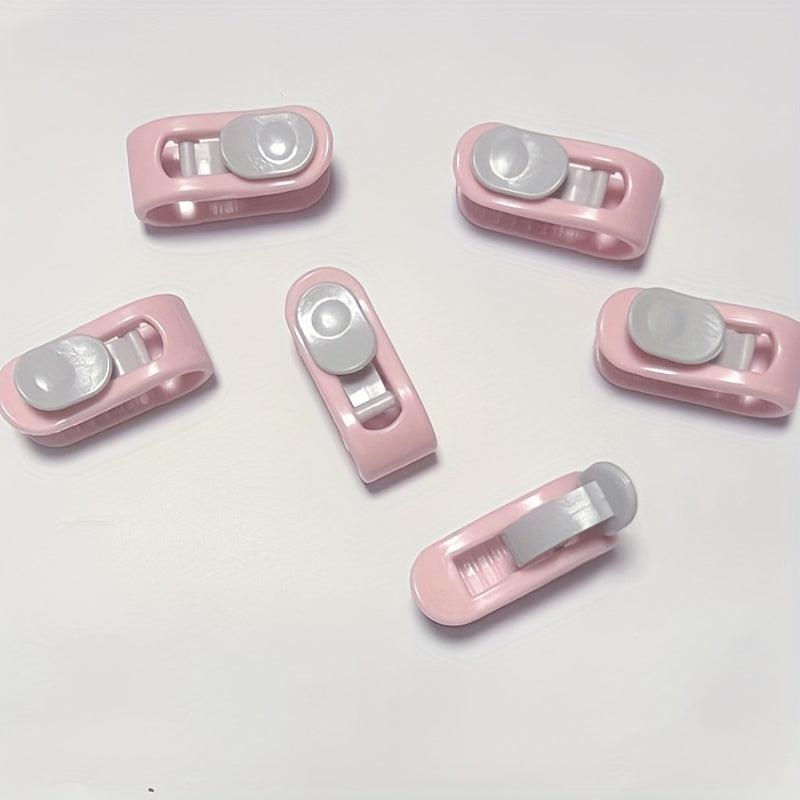 6pcs Quilt Fixers Bed Sheet Anti-run Buckles Non-slip Clips