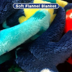 Cozy Fleece Dinosaur Baby Blanket - Lightweight Throw for Boys and Girls
